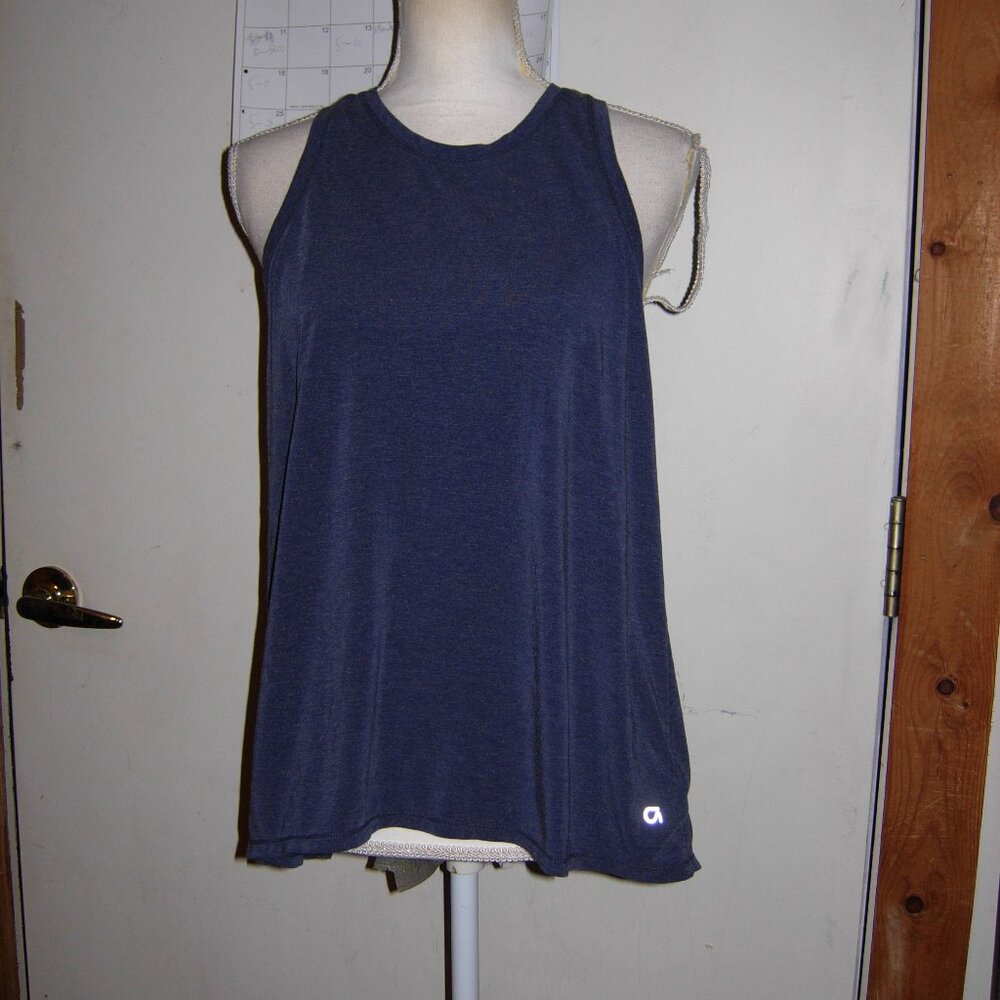 GAP Fit Blue Split Back Tank Top XS
